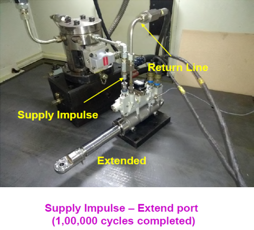 Impulse pressure cycling of LESA actuator